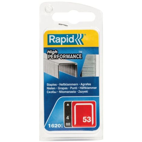 Grapa grapadora modelo 53 04mm fina ac rapid 3.200 pz