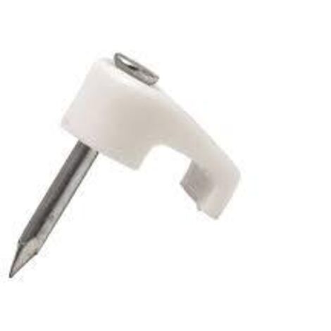 Grapa plÁstico cable plano 7,3x4,1mm