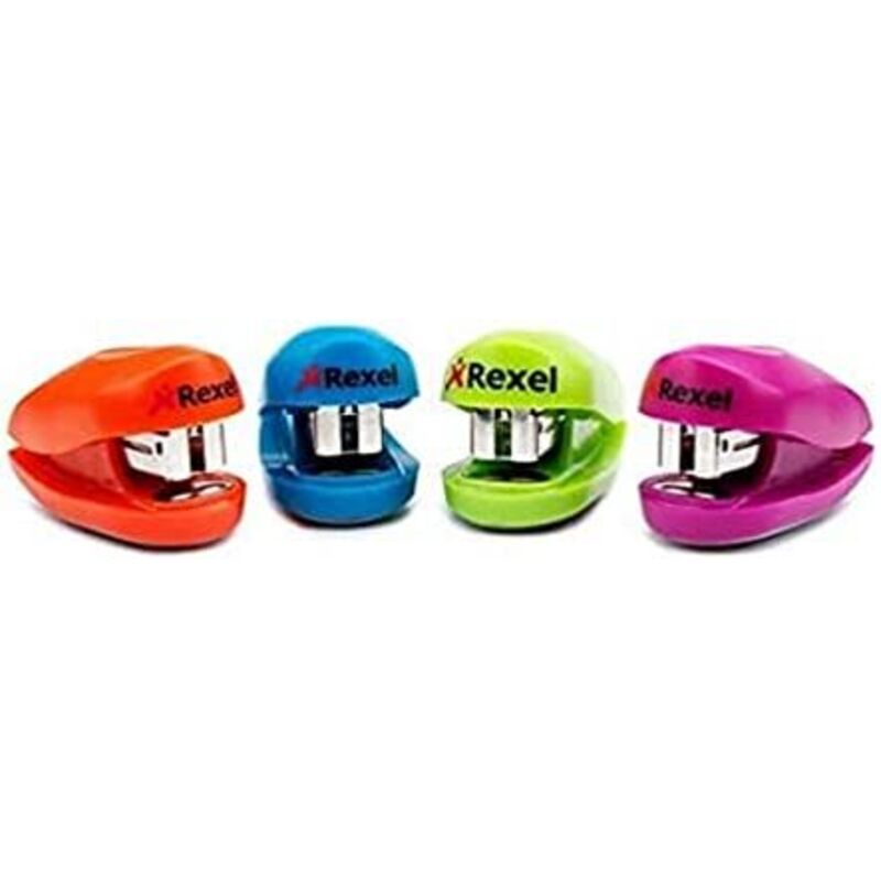 

Liderpapel - Grapadora rexel buddy + caja grapas capacidad 10 hojas colores surtidos