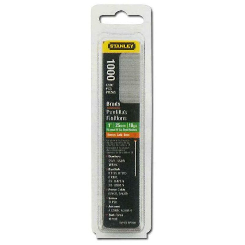 

stanley clavo brad 8 300 e tipo j 1-swk-bn0625t 15 mm 1000 u - Mibricotienda