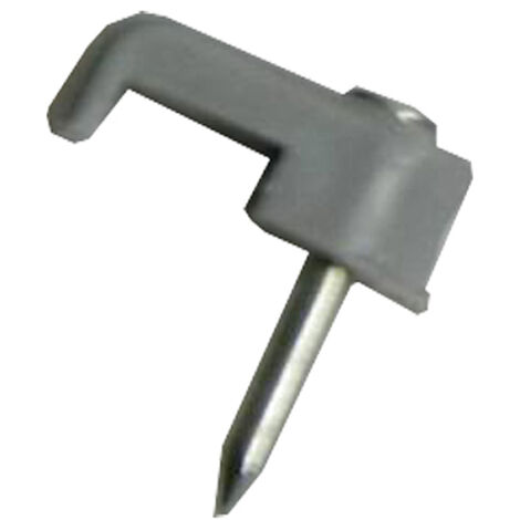 Grapas cable plano nº2 2x1,5 (50 unidades) gris