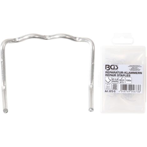 Grapas de reparación  forma de L  Ø 0,8 mm  100 piezas