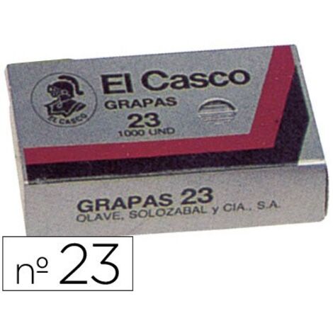 Grapas el casco 23 caja de 1000