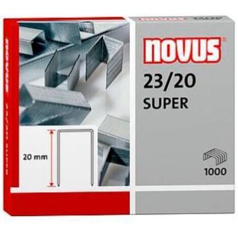 GRAPAS NOVUS GRUESOS 23/20 GALV.cj.1000