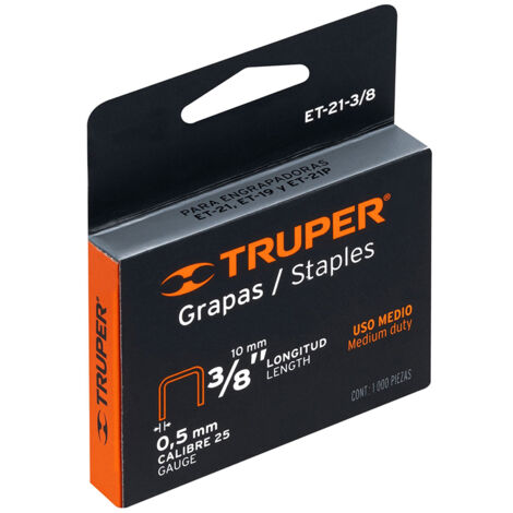 Grapas para grapadora 530 - 10 mm - Caja 1000 Uds.