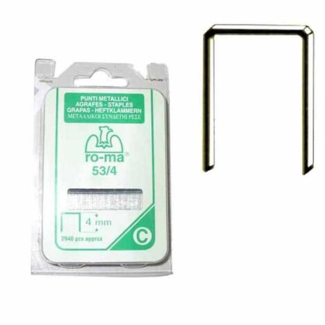 Grapas para grapadora manual M. 53/4 - 2940 uds Romeo Maestri