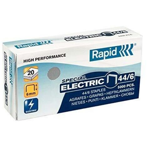 Grapas rapid nº 44/6 galvanizada caja de 5000 grapas
