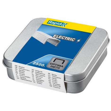 Grapas Rapid Optima HD70 2500 Piezas 24 Piezas