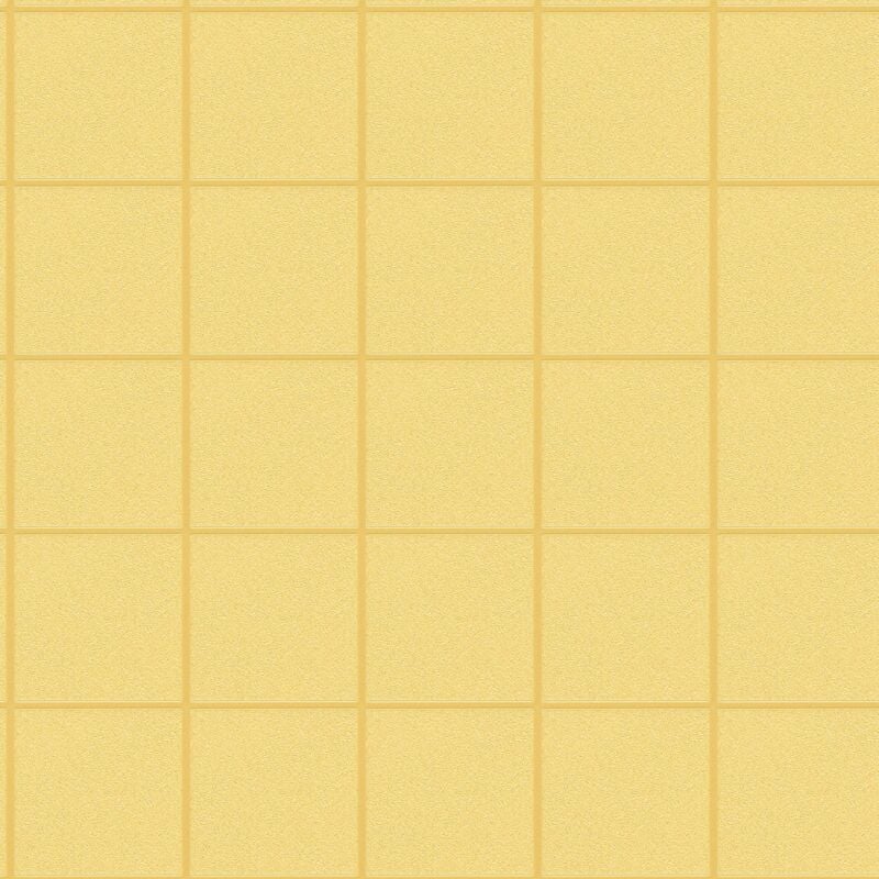 Graphic wallpaper wall Profhome 306726 non-woven wallpaper slightly textured with graphical pattern matt gold yellow 5.33 m2 (57 ft2) - gold