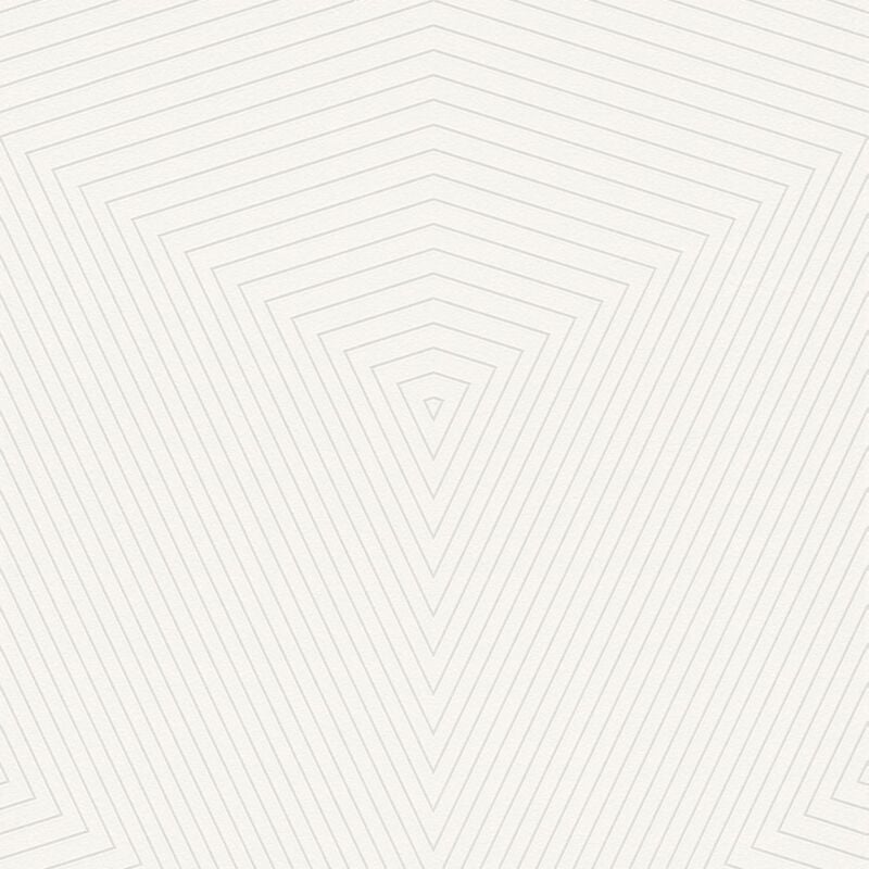 Graphic wallpaper wall Profhome 375221 non-woven wallpaper slightly textured design matt cream white 5.33 m2 (57 ft2) - cream