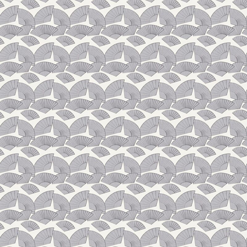 Graphic wallpaper wall Profhome 378476 non-woven wallpaper smooth design and metallic highlights white silver grey silver 5.33 m2 (57 ft2) - white