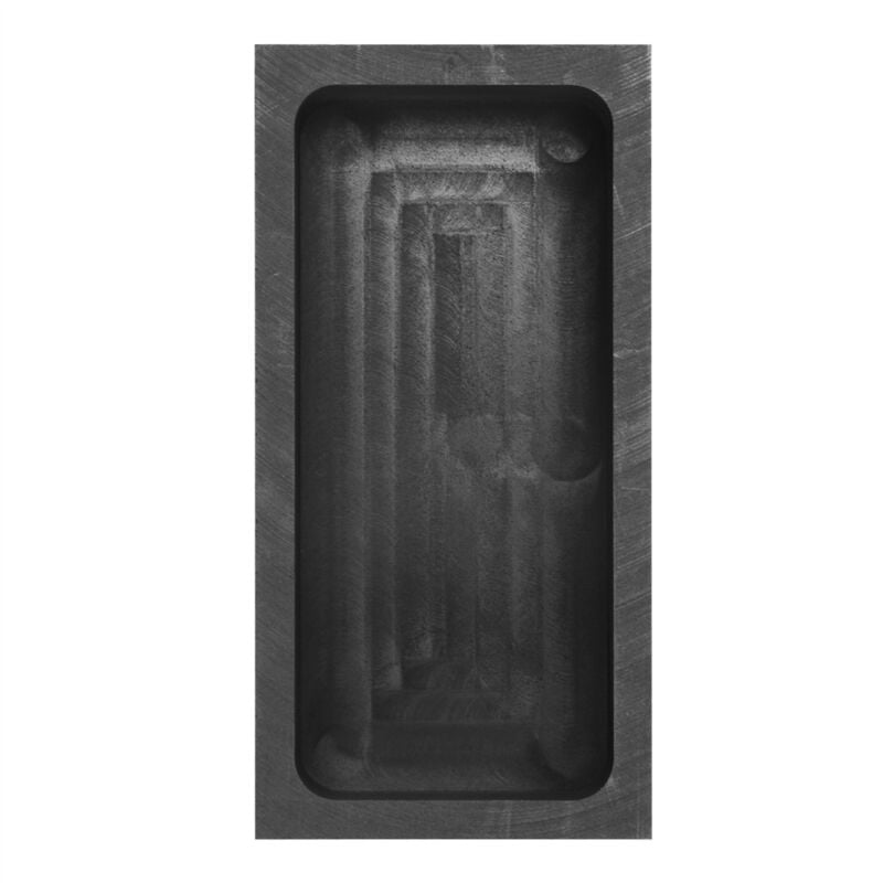 Image of Tlily - Graphit Barren Form Silber Gold Guss Schmelzen Tiegel zum GießEn (1000 g / 500G Silber)