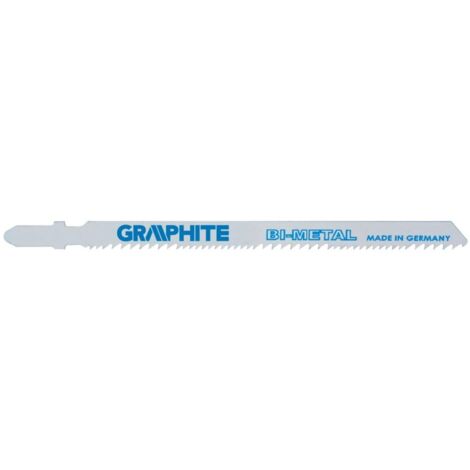 Graphit-Stichsägeblätter 10/14 TPI - 2 Stk., T-Griff