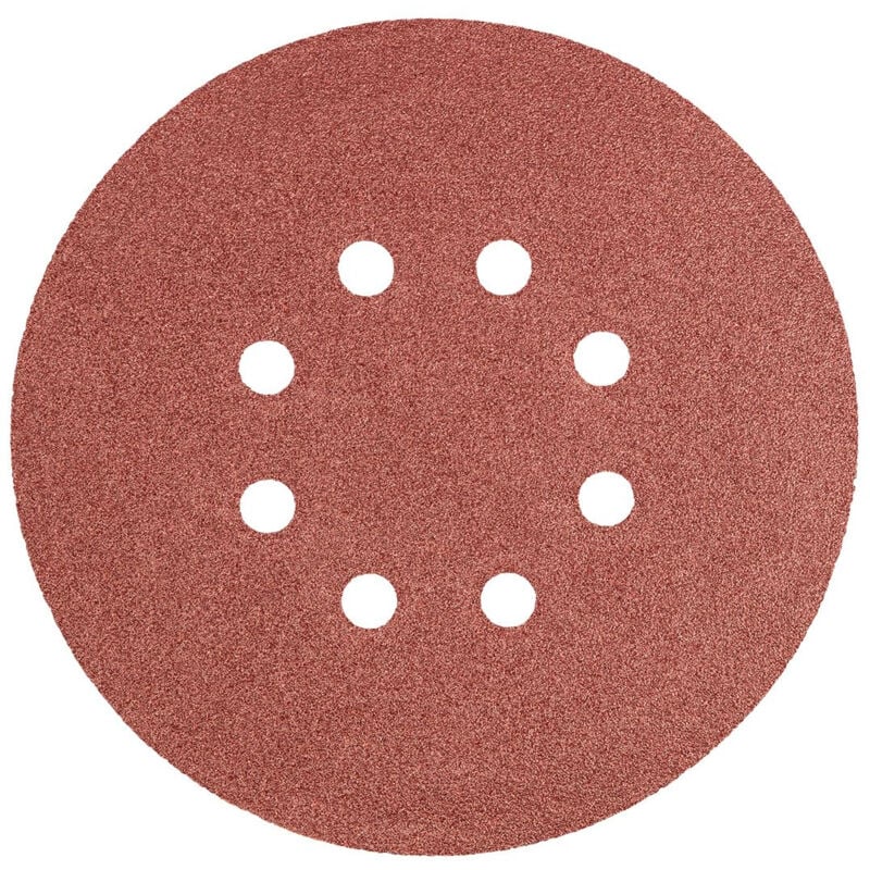 Graphite Disques Abrasifs 150 Mm, Grain 40/60/80/100/120/150, 5 Pièces Avec 8 Trous, Corindon Électrique, Revêtement Semi-Ouvert