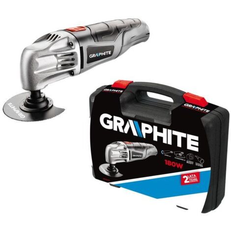 Graphite Herramienta multifunción robusta de aluminio 180 W