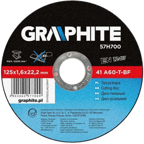 Graphite Metall Trennscheibe 115 x 6,4 x 22,2 mm