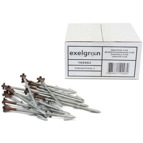 Grappins de fixation - 100 pièces - Exelgreen
