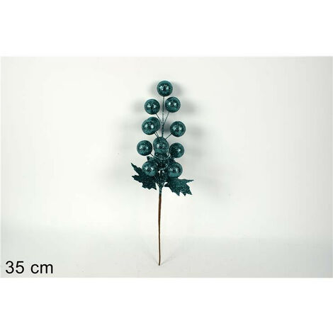 GRAPPOLO BACCHE GLITTERATE VERDE