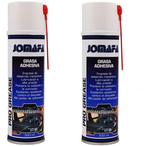 Grasa Cadenas motos, sistemas mecánicos...Grasa Adhesiva 500 ml X2 uds