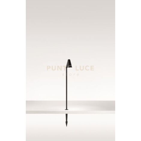 GRASS SINGLE  PALETTO DA ESTERNO LED 4000K 650LM 6W IP65 NERO H.82CM
