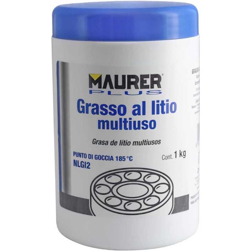 Grasso Al Litio Multiuso Plus In Barattolo Da 1 Kg Maurer