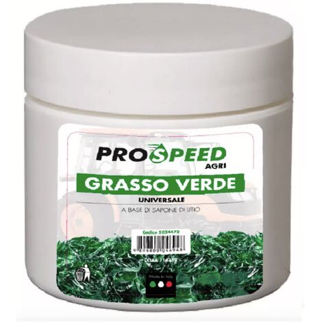 Grasso al litio verde universale 850 gr barattolo ingrassatore lubrificante 955pro