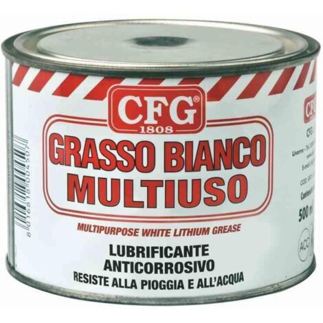 Grasso Bianco Al Litio Uso Nautica Marino Anticorrosivo Multiuso 500ml