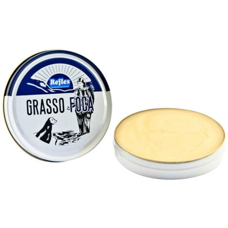 Grasso foca grasso naturale per il trattamento di scarpe di pelle e cuoio, scegli il formato  50ml