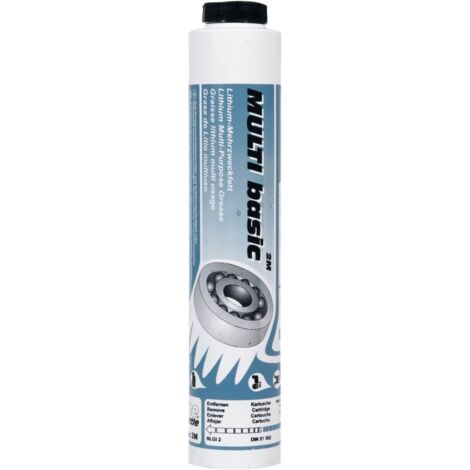 Grasso multiuso al litio Lube-Shuttle MULTI basic 2M 400g cartuccia chiara