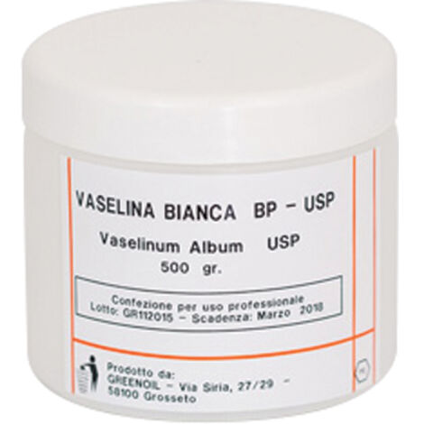 GRASSO VASELINA BIANCA FILANTE - GR 500 - 6 pezzi