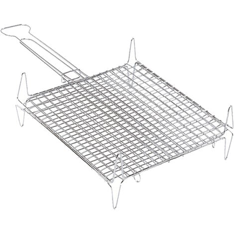 GRATICOLA GRIGLIA MULTIUSO PER BARBECUE FORNI ARROSTO CM.40X35 - Ferramenta  Archimede