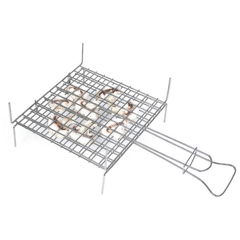 FILTEX S.R.L. Filtex Graticola Filo Ferro Cromata Incrociata, Argento, Unica