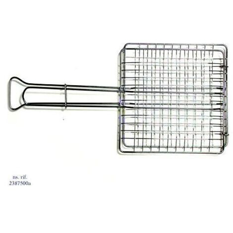 GRATICOLA DOPPIA INCROCIATA CM 37X27 CROMO