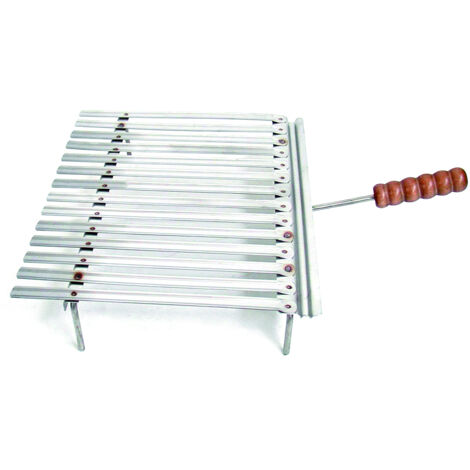 GRATICOLA IN ACCIAIO INOX CON RACCOGLI SUGO cm. 40x35