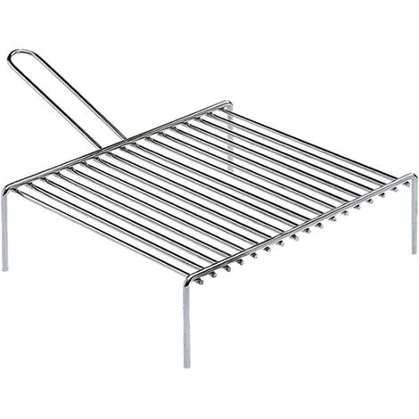 ECD Germany Griglia Barbecue Acciaio Inossidabile con Manici in Legno Grill  BBQ Antiaderente Antirugine Portatile Dimensioni 60 x 40 cm Graticola per  Carne Arrosti Pesce Verdure : : Giardino e giardinaggio