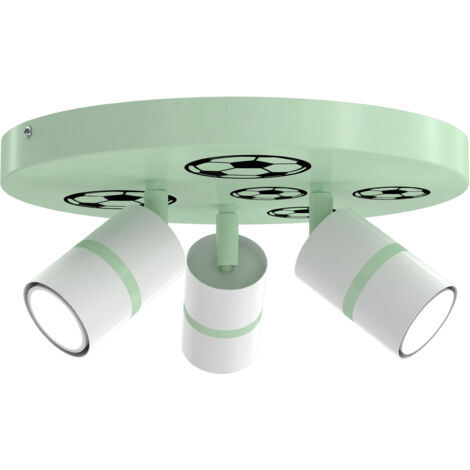 Gratis. Lámpara de techo LED, orientable, 3x Gu10 EWILIGHT fútbol