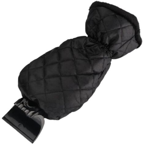 Gratte-Givre Ganté, Gratte Givre Pare-Brise Moufle avec poignée Douce antidérapante Gratte-Givre raclette Pare Brise Outil d'hiver