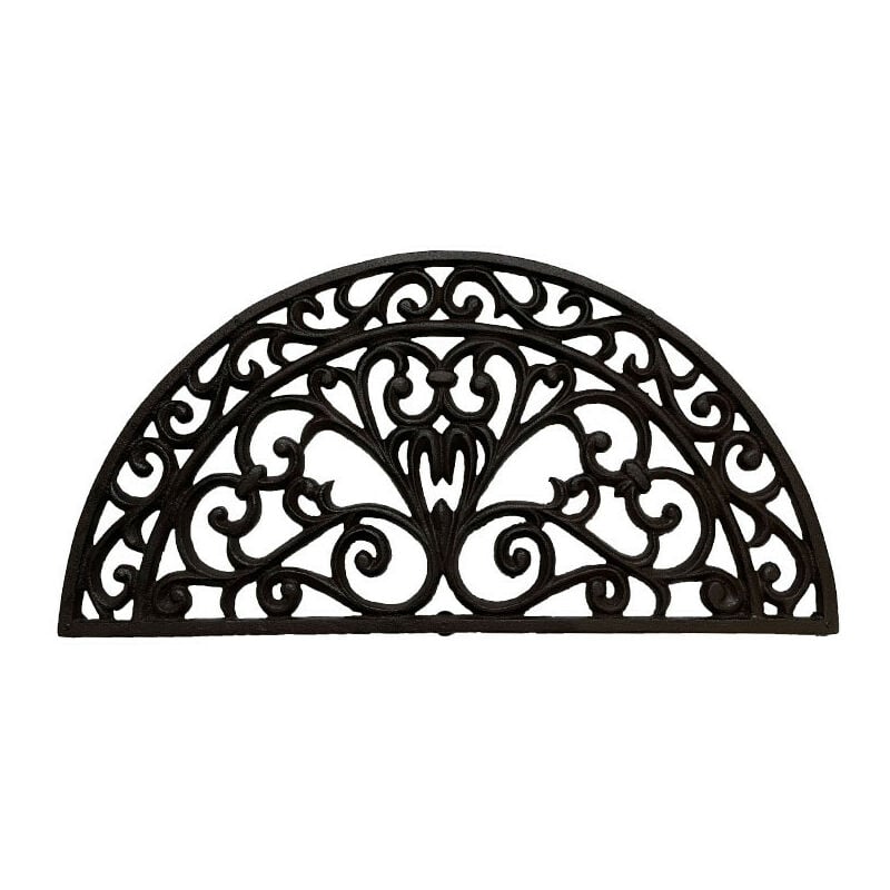 La Grande Prairie - Gratte pieds en fonte demi lune 61x31x2cm