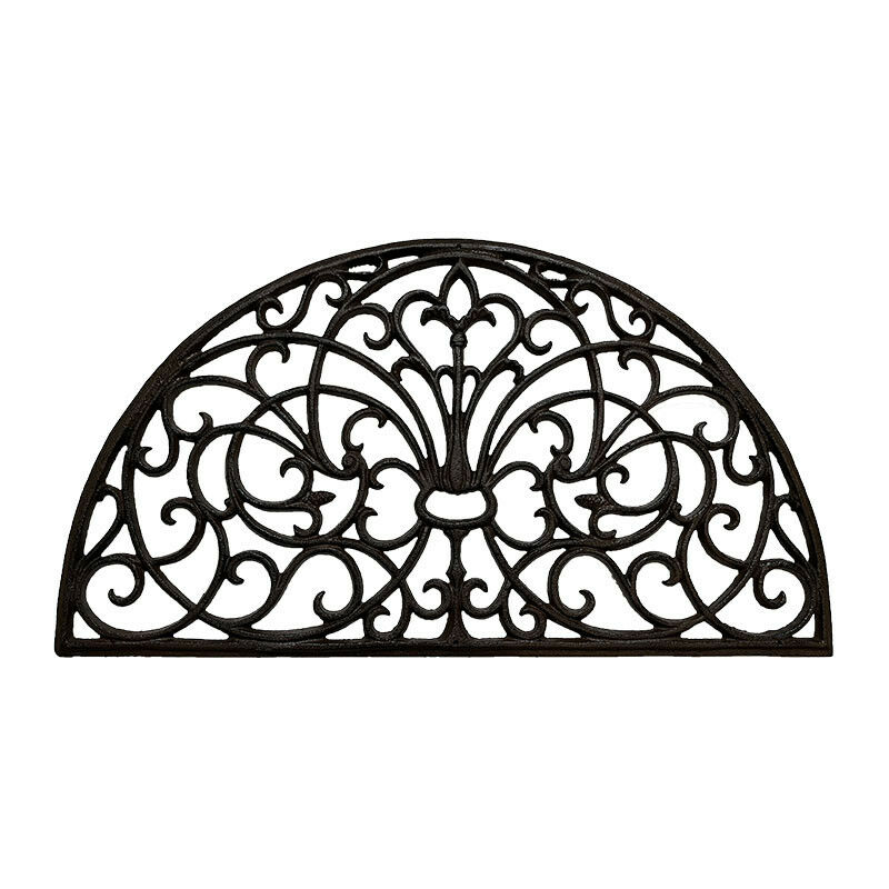 Gratte pieds fonte demi lune 69x39cm