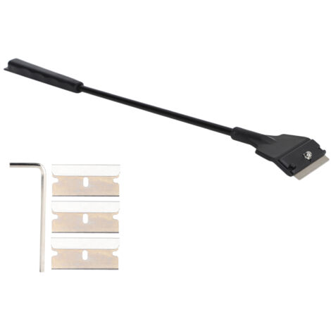 Grattoir à algues pour aquarium, petit aquarium en verre, manche long, lames remplaçables, type standard