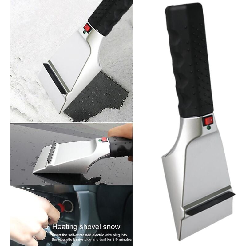 Grattoir à glace électrique, pelle de nettoyage, outil de déneigement de pare-brise