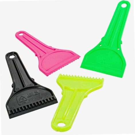 Grattoir à glace et givre pour véhicule – Lot de 30 – Plastique robuste – Taille compacte pour rangement facile – Conception ergonomique – P. Outillage