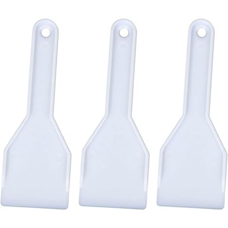 Grattoir à Glace - Lot de 3 - PVC Rigide - Dégivrage Sans Rayure - Réfrigérateur Congélateur Voiture