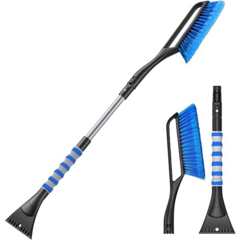 Brosse à Neige Et Grattoir à Glace 2 En 1 - 64-80 Cm - Bleu - Grattoir