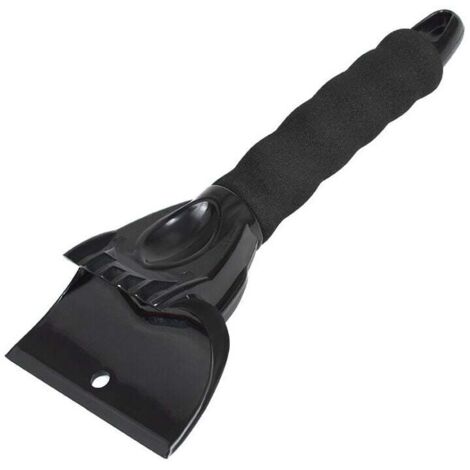 Grattoir à Glace pour Voiture, 2Pcs Grattoirs à Neige Voiture Plastique Glace Gratte avec Poignée Antidérapant raclette pour Fenêtre, Verre, Porte de Douche, Pare-Brise de Voiture, Noir