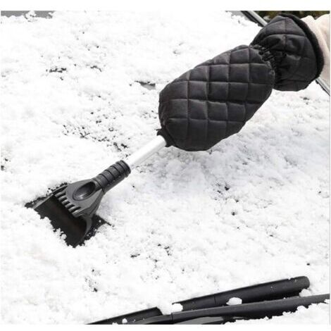 Grattoir à Glace pour Voitures Et Camionnettes - Le Grattoir De Pare-Brise Presque Indestructible Grattera Le Givre Et La Glace Pesants des Pare-Brise Et des Vitres Latérales Noir