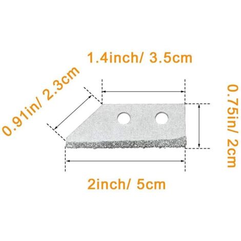 Grattoir à joints de carrelage 21cm - manche en plastique avec lame d'acier remplaçable avec pointe en tungstène - outillage pour carreleur,noir