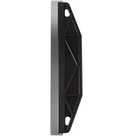 Grattoir à papier peint en acier inoxydable, noir, 30 × 7 cm, 1 pièce Couteau utilitaire, couteau à mastic, truelle à manche en plastique