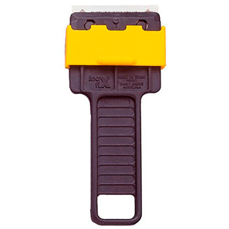 Grattoir à verre – Lame incluse – Couvercle de protection – Compact – Inofix