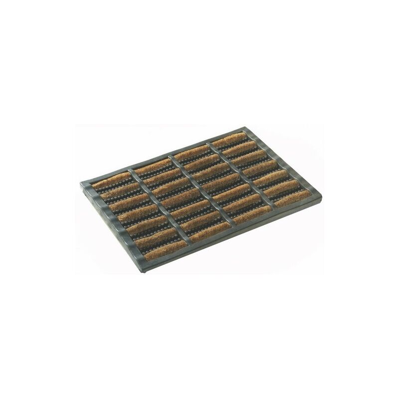 DEZENCO Tapis paillasson rimini marron 40 x 60 cm paillassons par 